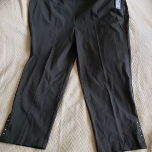 C8,632 Roz & Ali Green Stretch Pants